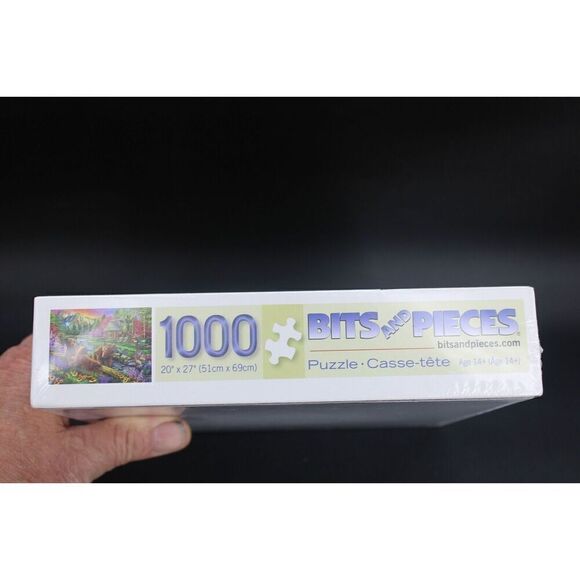New Sealed Nap Time Is Over 1000 Piece Bits And Pieces Jigsaw Puzzle Complete - Picture 4 of 6